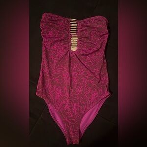 Vibrant Pink and Purple Bodysuit